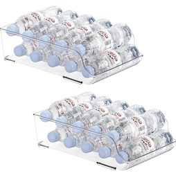 Brand New~ 4 PACK Clear Water Bottle Dispenser Organizer Bins for  Refrigerator - BPA-Free - Fridge Organizer for Drinks Soda Cans & Beer for  Sale in Hacienda Heights, CA - OfferUp