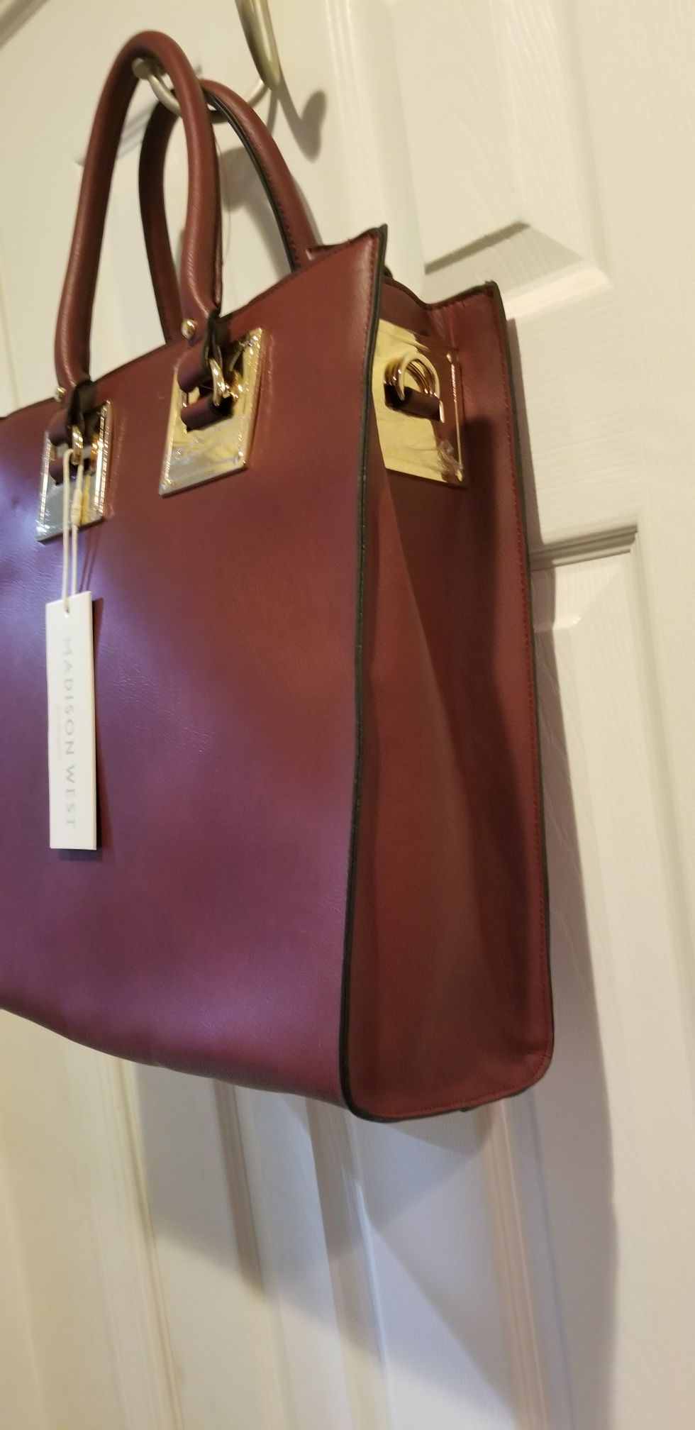 Madison west bag burgandy