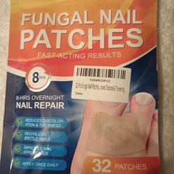 Fungal 32 patches nail repair 8 hours overnight Exp 04/15/2028  Factory Sealed!