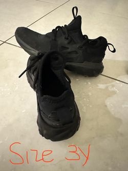 Nike Size 3Y All Black. Used. Women’s