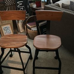 Pair of Industrial Chairs 
