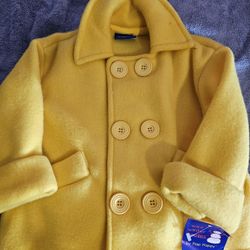 Isabella Coat / Pink Plush Round Neck (KIDS)