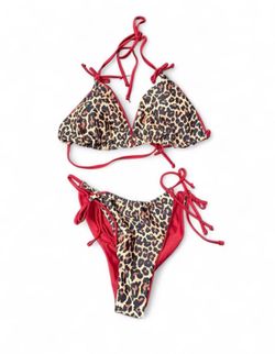 Cheetah print bikini