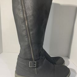 Womens Rocket Dog Berry Mid Calf Tall Zip Up Biker Boots Sizes 8.5