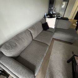 grey couch for sale