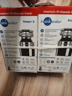 Garbage disposals brand new