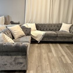 Grey Couch Set 