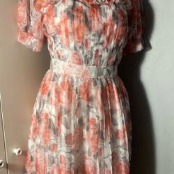 Vestido Con  Estampado Floral 