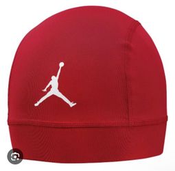 Jordan red skull cap