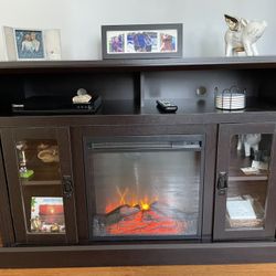 Fireplace TV Stand (Heated)