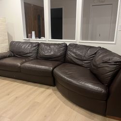 Leather Sofa - 2 Piece