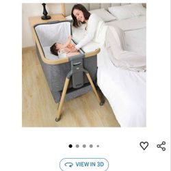 Large Portable Crib Amke For Baby And Toddler