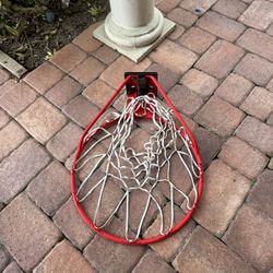 Basketball Hoop Vintage 19" Metal Rim Outdoor Indoor Heavy Duty Metal (IS)