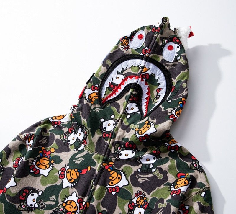 ABC Camo Baby MILO & HELLO KITY COLLAB! BAPE HOODIE A BATHING APE 