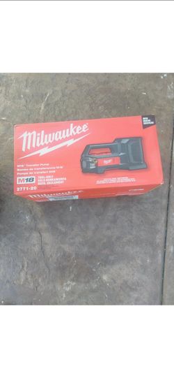 Milwaukee M18 tranfer pum tool only new