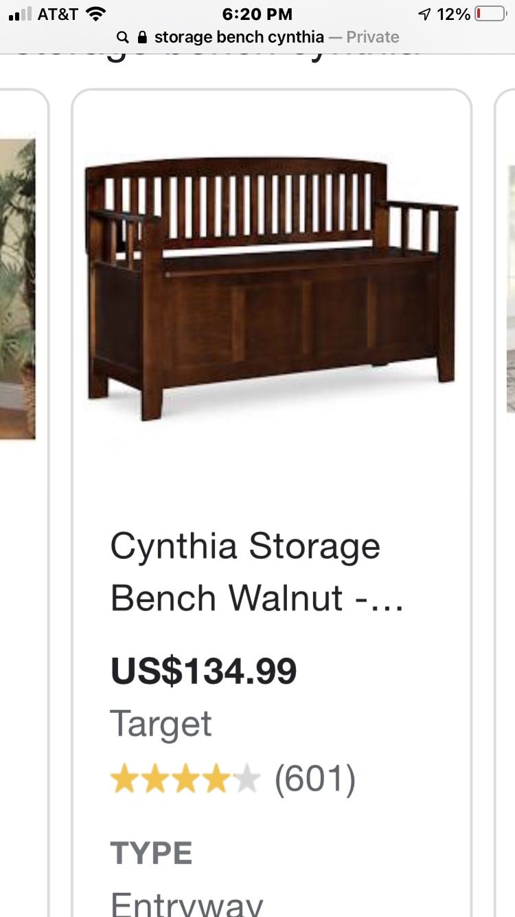 Storage Bench