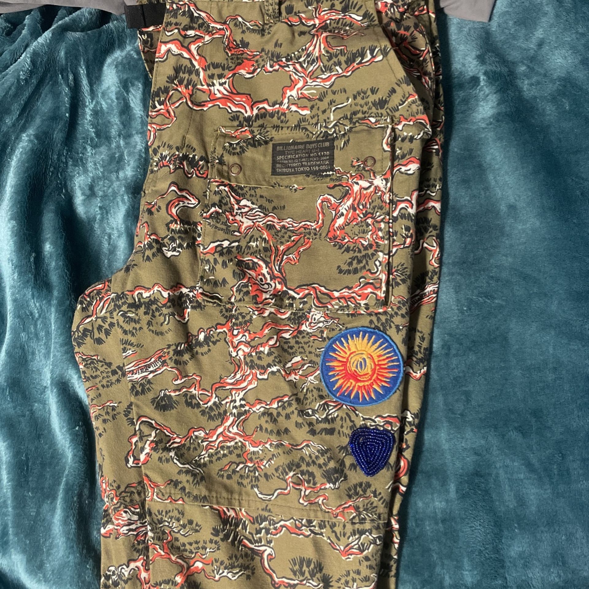 Billionaire Boys Club Cargo Pants Tree Print Camo 