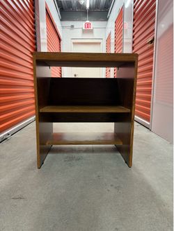 Oak TV Stand / Printer Stand / Storage Shelf – Compact & Sturdy