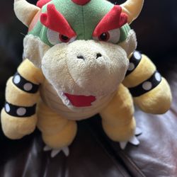 Super Mario Bowser build a bear Plush