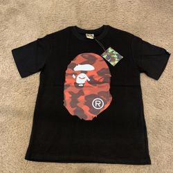 Bape Red Camo Tee