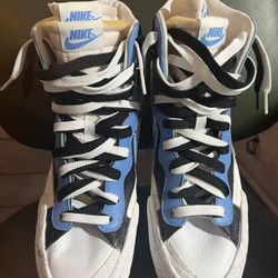 Sakai X Nike Blazer Mid Black Blue Size 10 NEW $50