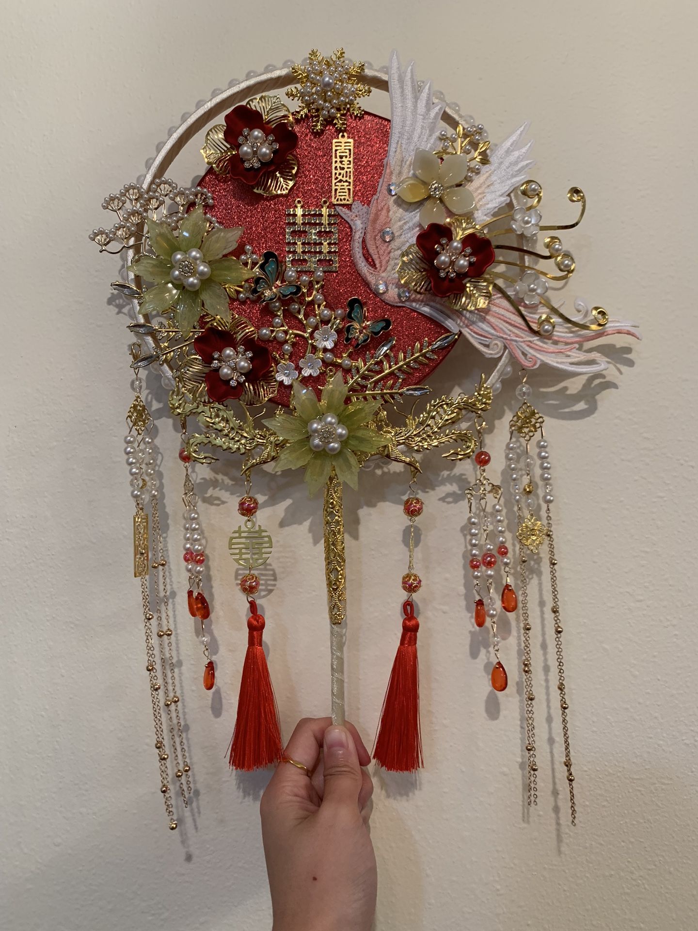 Chinese wedding fan