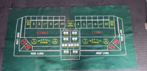 Craps and Poker mat