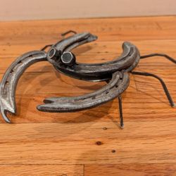 Decorative horseshoe crab sculpture