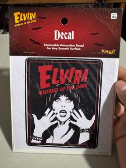Elvira Mistress of the Dark Removable Decal