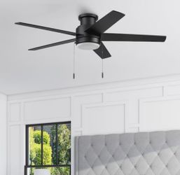 New Easy2Hang 52” Fan Color-Changing Integrated LED Outdoor/Indoor Flush Mount Reversible Motor