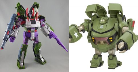 Transformers The Animated Series Voyager Class Bulkhead & Combiner Wars Leader Class Armada Megatron