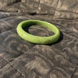 Green vintage jade bangle bracelet jewellery (26)77