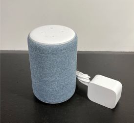 Amazon R9P2A5 Echo 3rd Gen Smart Speaker w/ Alexa & Bluetooth Blue With Cord