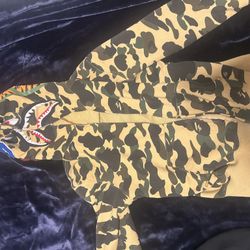 Yellow- Bape Hoodie