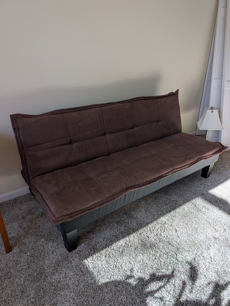 Brown Futon/Couch Bed