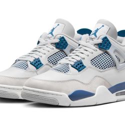 Jordan retro 4 Military Blue Sz 12