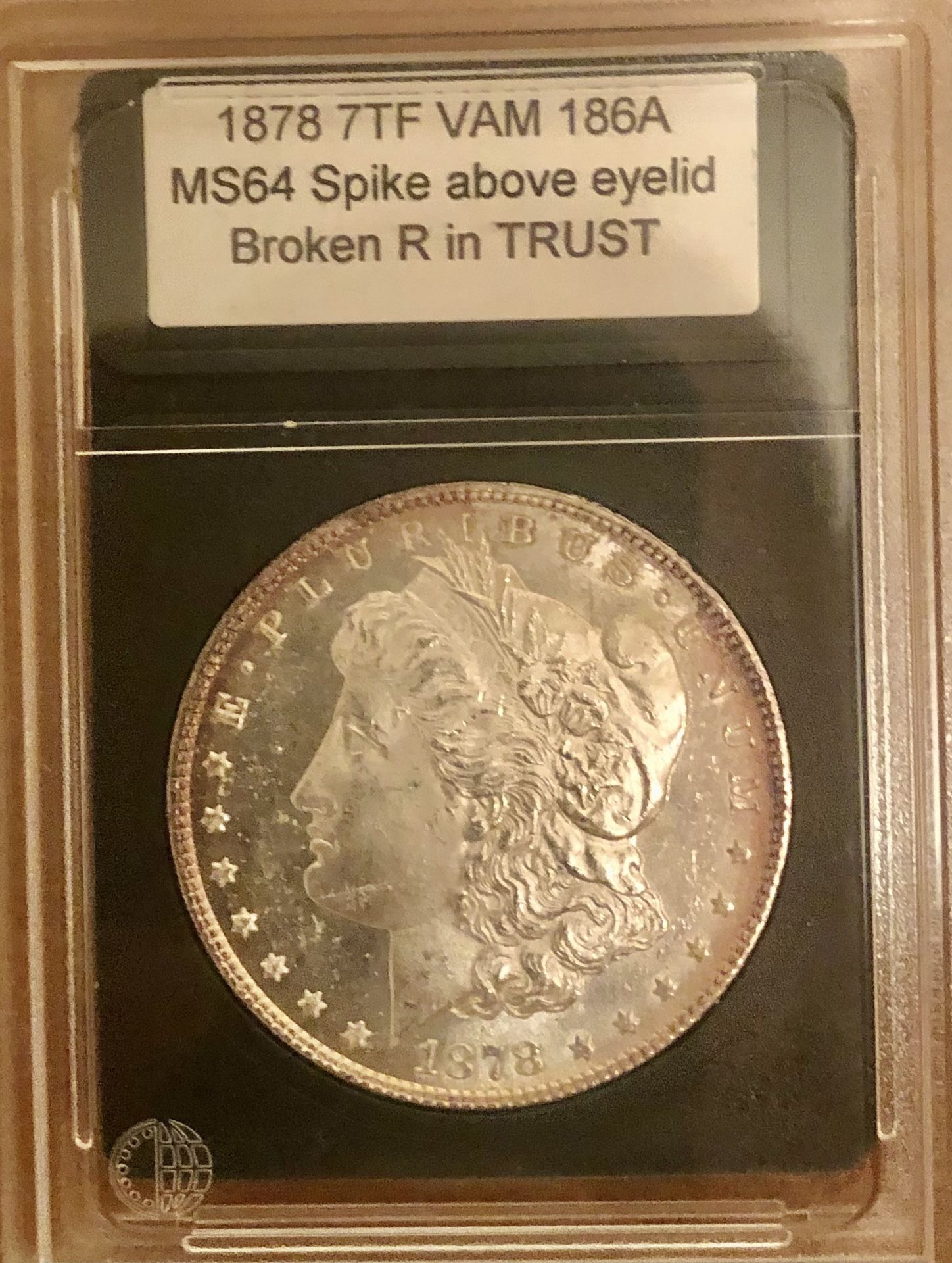 1878 7 TF Morgan Dollar 