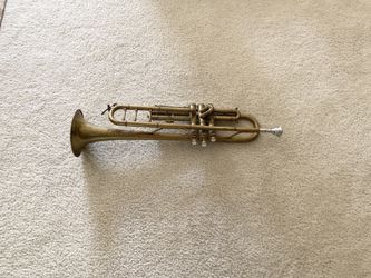 Carl Fischer Vintage Brass Trumpet - Used as ornament. 