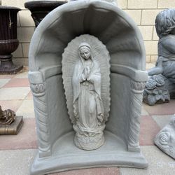 New Virgin Of Guadalupe Made Out Of Cement Perfect Gift 🎁 