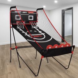 New In Box - ESPN Pro Competition LED 2-Player Arcade Basketball