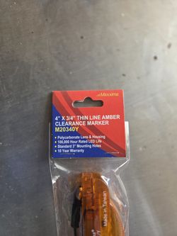 Amber Trailer Lights 