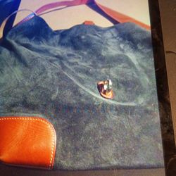 AUTHENTIC DOONEY & BOURKE SUEDE SHOULDER HAND BAG