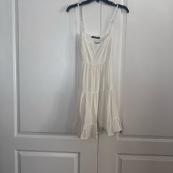 White Summer Dress By Brandy Melville