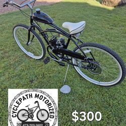 Gas Bike Motorized Bicycle Motorbike Delivery Available