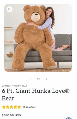 Giant teddy bear