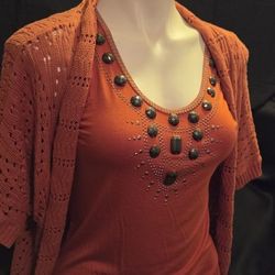 Womans Shirt And Button Up Blouse