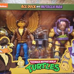 NECA TMNT Ace Duck and Mutagen Man 2 Pack