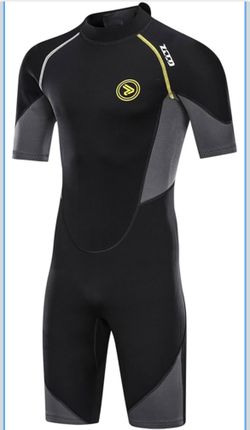 ZCCO Men's Wetsuits 1.5 Premium Neoprene Back Zip