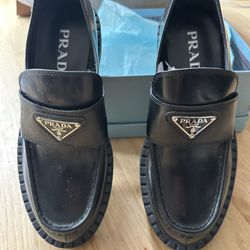Prada Logo Loafer 
