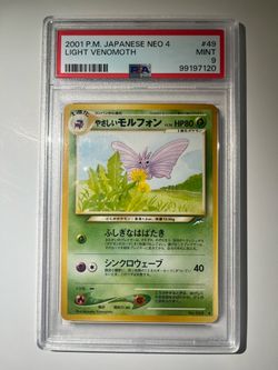 Pokemon light venomoth psa 9